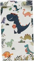 12 x Uitdeelzakjes Dinosaurus - 18 cm x 9 cm -  Kinderfeest - Verjaardag - Themafeest
