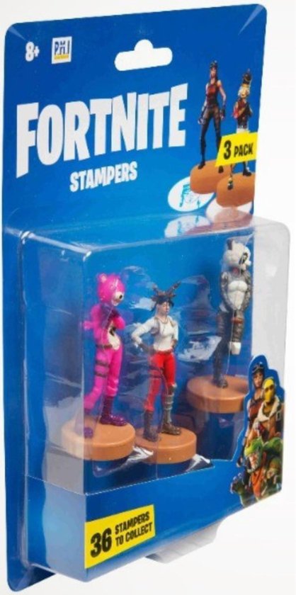 Tampons jouets Fortnite - 3 poupées - 6 cm de hauteur | bol.com