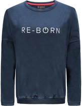 Re-Born Trui Ronde Hals Lange Mouw Dames - Navy - Maat M