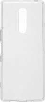 Shop4 - Sony Xperia 1 Hoesje - Zachte Back Case Transparant