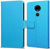 Just in Case Motorola Moto G7 Power wallet case - blauw