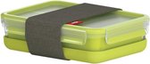 emsa Lunchbox CLIP & GO, 1,20 Liter, transparant / groen