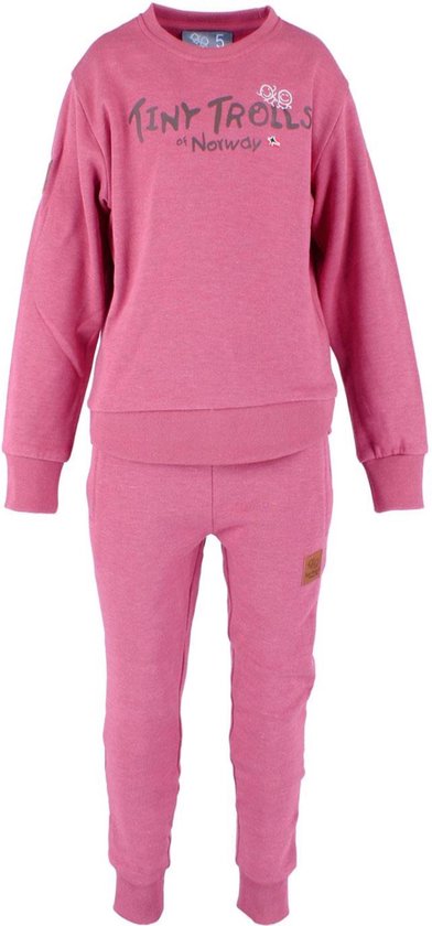 Smørbukk Sweatsuit - roze - maat 110/116