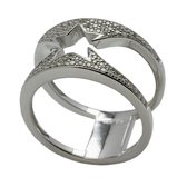 Verlinden Juwelier - Zilver - Ring - Zirconia - Ster