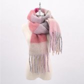 Zachte dames sjaal Winter Magic|Kleur|Geblokt