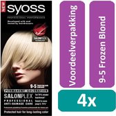 Syoss Colors - Haarverf - 9-5 Frozen Blond - 4 stuks - Voordeelverpakking