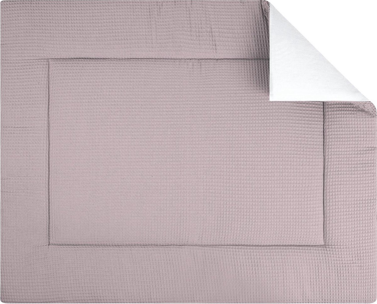 BINK Bedding Boxkleed Wafel (Pique) Oudroze 80 x 100 cm - vulling fiberfill 400 grams - speelkleed - parklegger - katoen - wafel - oudroze