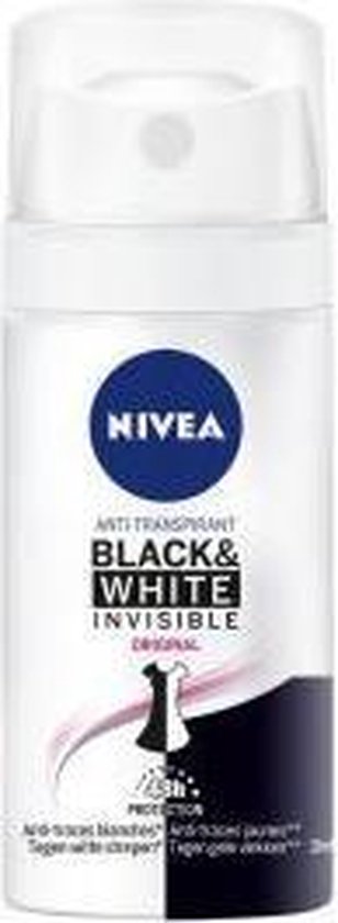 Nivea Mini Deo Black & White Invisible | bol