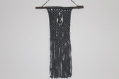 Macramé Bohemian Style Wandhanger Donker Grijs - Poefenzo