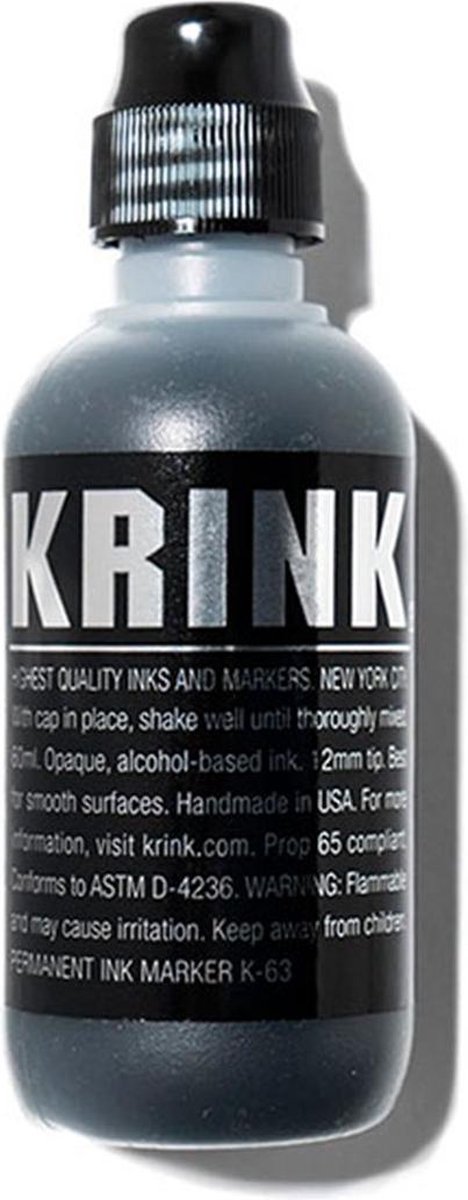 Krink K-63 Zwarte Permanente Inkt Squeezer Marker