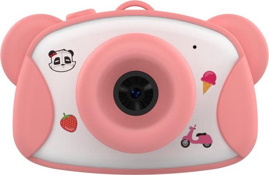 Action Cam Digitale Kindercamera 8.0 MP - Fototoestel - Speelgoedcamera  Voor Kinderen Roze | bol.com
