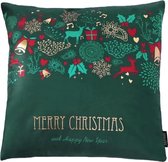 Kerst #3 Kussenhoes | Katoen / Polyester | 45 x 45 cm