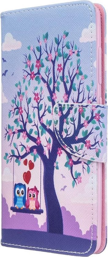 Uiltjes boom agenda wallet book case hoesje Samsung Galaxy A51 bol
