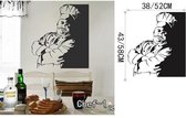 3D Sticker Decoratie Keuken Muurstickers Chef De Cuisine Verwijderbare muurstickers Vinyl Wall Art Cuisine Home Decor Vinyl Decal voor hotel en gezin / Small