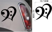 3D Sticker Decoratie Skelet Vingers en Dieren Auto Stickers Auto-sticker voor Cartoon Patroon Auto Styling Vinyl Zelfklevende Waterdichte Auto-stickers - Car6 / Large