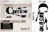 3D Sticker Decoratie Geniet van kooktijd Vinyl Decal Keuken Decoratieve kunst Vinyl Verwijderbare keuken Muursticker Keuken Home Decor - Cook3 / Small