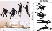 3D Sticker Decoratie Hot Sales Spelen Basketbal Muurstickers Home Decor Muurstickers voor Kinderkamer Decoratie Vinyl Stickers Gewoon doen het Art Mural - 4017 / Large