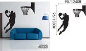 3D Sticker Decoratie Hot Sales Spelen Basketbal Muurstickers Home Decor Muurstickers voor Kinderkamer Decoratie Vinyl Stickers Gewoon doen het Art Mural - 4023 / Small