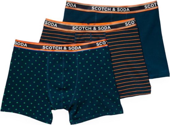 Scotch&Soda - Heren - 3-Pack Classic Boxershorts - - L | bol.com