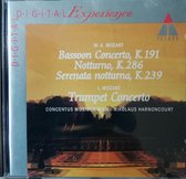 Mozart: Bassoon Concerto K191; Notturno K286; Serenata notturna K239; L. Mozart: Trumpet Concerto