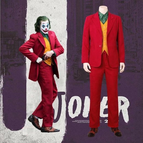 mouw reservering Ophef The Joker pak - Joaquin Phoenix - Carnavalskleding - Maat S/M | bol.com