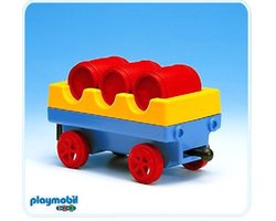 Playmobil 123 (6904) Trein Vaten Wagon + 3 vaten