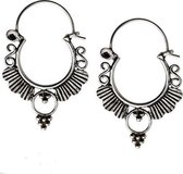 zilveren oorbellen “Indian Ornament” (O1006)