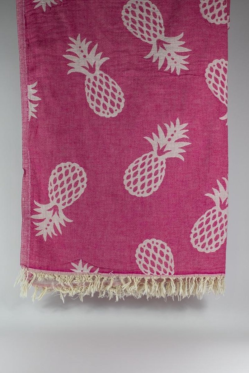 Pergamon – Turkse hamamdoek – 100x180 cm – katoen – licht & sneldrogend – roze