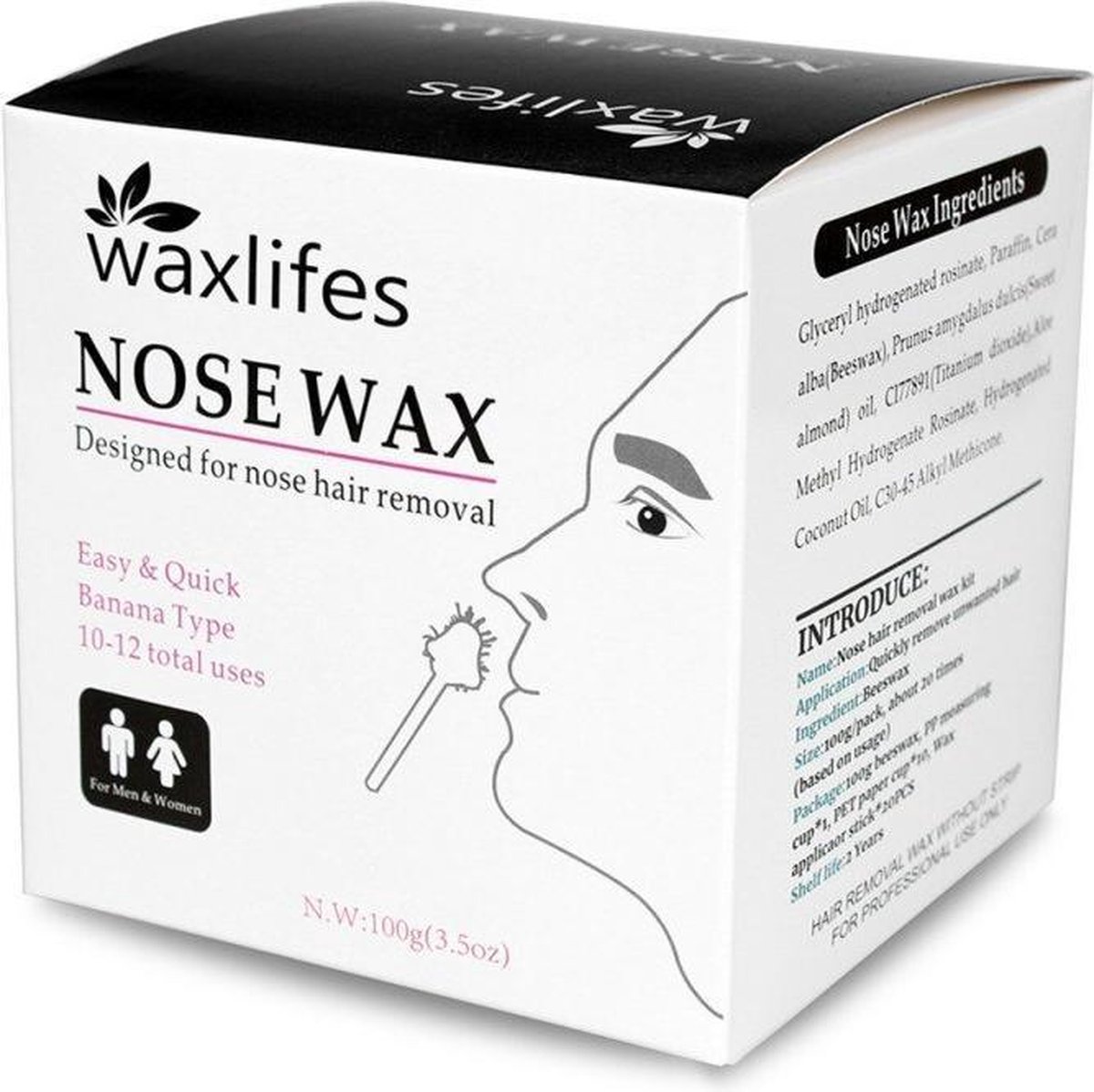 Neus Ontharings wax set | Jaarverpakking | Neusontharing | Neushaartjes verwijderen | Neushaar | Nose Wax Kit | Neuswax | Gezichtshaar verwijderen | Waxlifes - Waxlifes