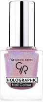Golden Rose HOLOGRAPHIC Nail COLOUR NO: 03 Nagellak Holografische Trend Nagellak