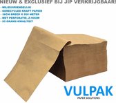 Opvulpapier - Vulpak - 38cm breed x 500 meter - 50gr papier - Gerecycled Kraft Papier - Bruin