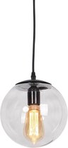 QAZQA pallon - Moderne Hanglamp - 1 lichts - Ø 200 mm - Grijs -  Woonkamer | Slaapkamer | Keuken