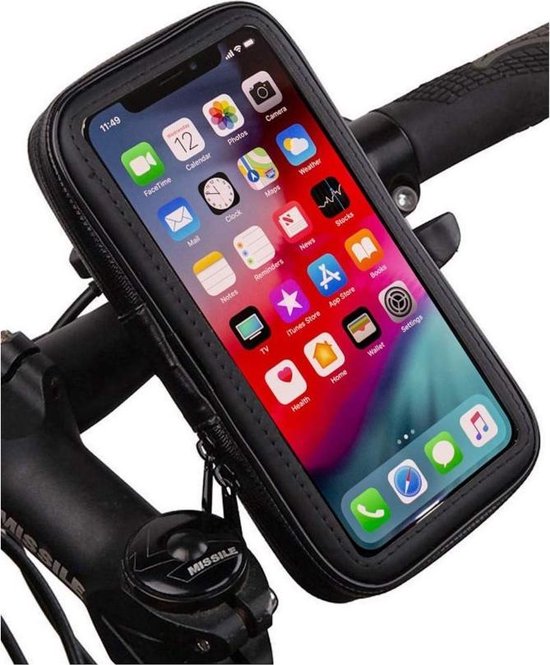 Support téléphone vélo étanche / support smartphone - Universel pour iPhone  / Samsung... | bol.com