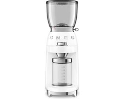 SMEG CGF01WHEU - Elektrische koffiemolen - Wit - 30 maalstanden