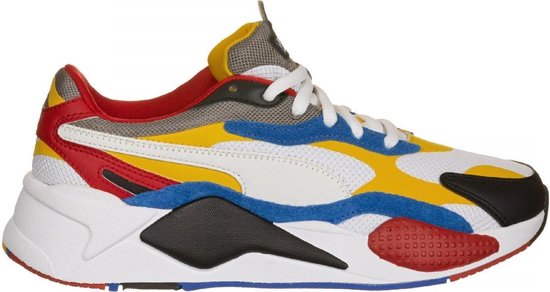 Puma RS-X3 Puzzle Sneakers Heren - Sportschoenen Wit - Maat 44 Puma RS-X3 Puzzle Sneakers Heren - Sportschoenen Wit - Maat 44