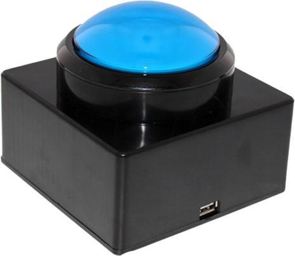 QuizTools USB buzzer drukknop verlicht, blauw