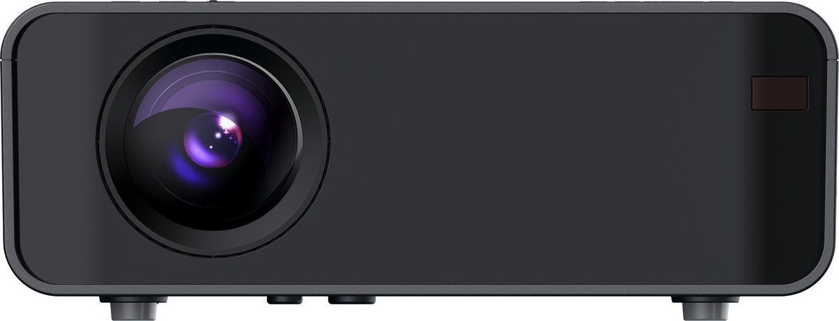 Mini Beamer Zwart - Projector - Miniprojector - Inclusief HDMI kabel - Afstandbediening – Draagbaar - Draadloos voor Apple - EK