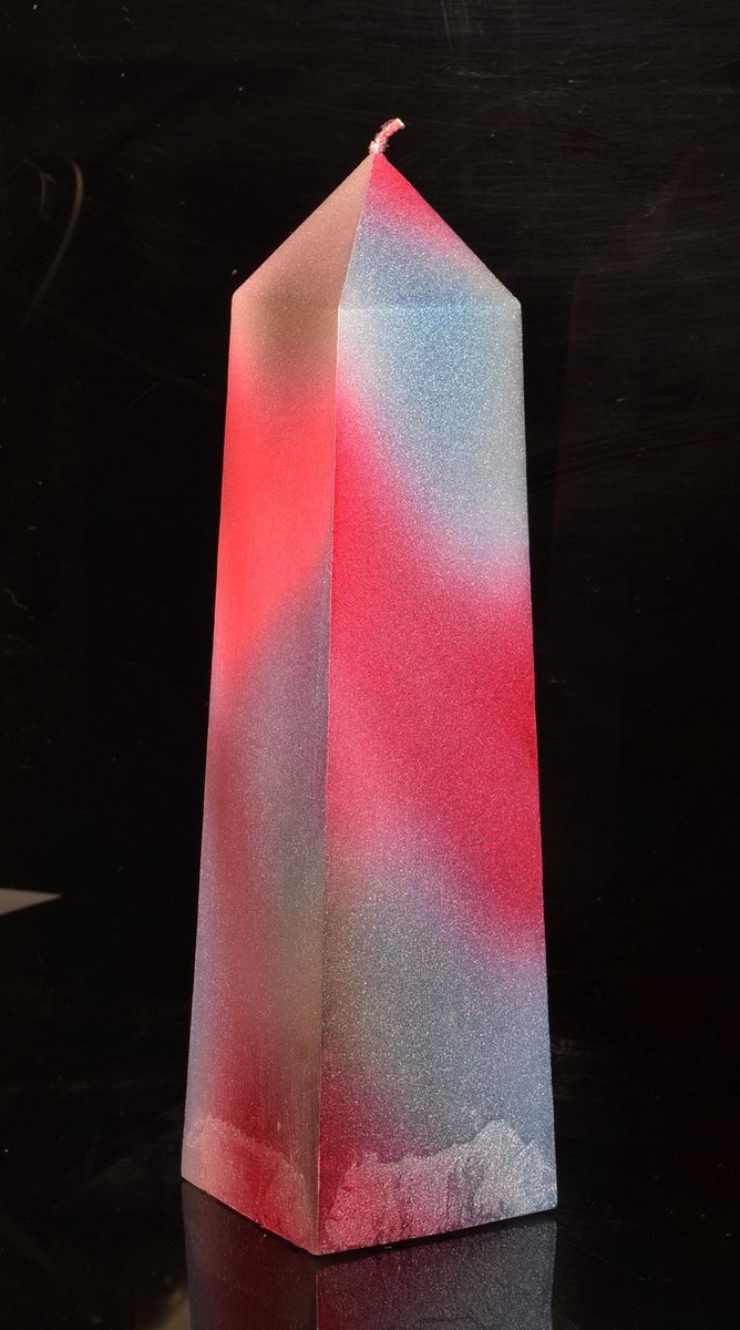Candles by Milanne Obelisk Obelisk kaars - type Parijs - hoogte 34cm - BEKIJK VEDEO