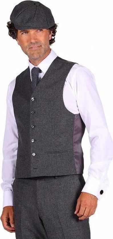 Vest peaky blinders grijs maat 52