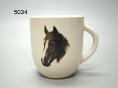 Kleine mok met afbeelding paard warm bloed