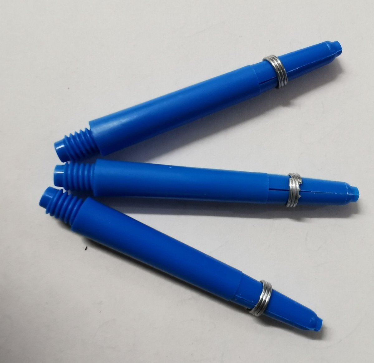 nylon shafts medium blauw 5 sets