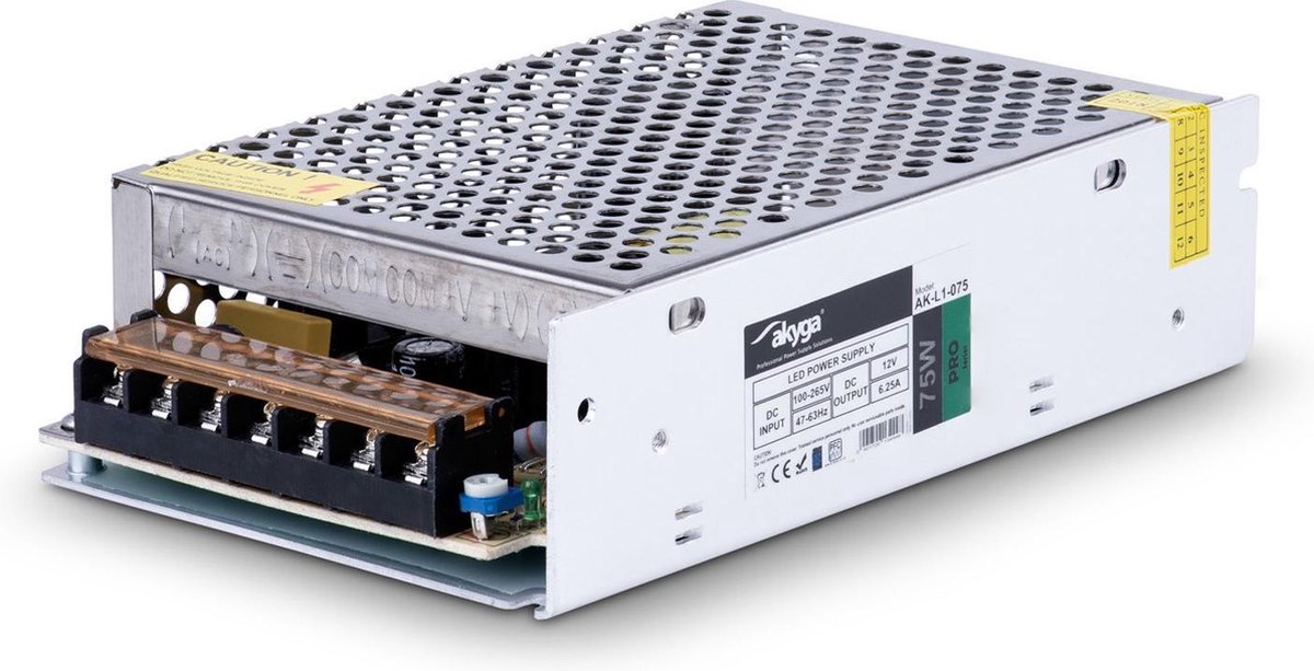 Akyga AK-L1-075 Industriële netvoeding 15 V/DC 6.25 A 75 W