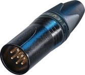 XLR cable plug 6 N/A XX soldeer connecties Zwart