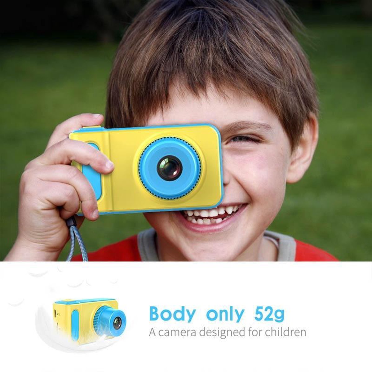 kinder camera blauw met full HD - kids cam voor jongens en meiden | bol.com