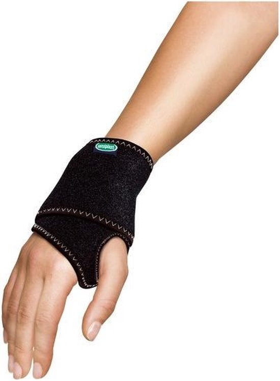 Pols bandage|zwarte pols brace| polsbandage| wrist support| wrist wraps|one  size| pols... | bol.com