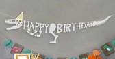 Slinger Dinosaurus 3 meter- Verjaardag Slinger Dino- T-Rex - Happy Birthday - Feestversiering