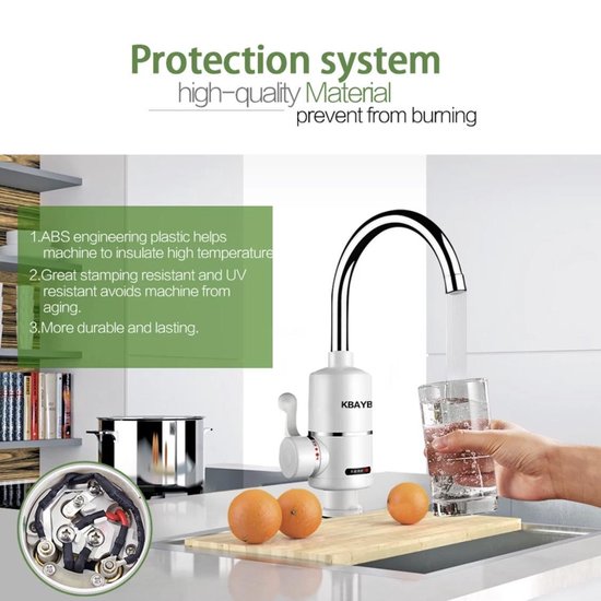 KbayBo Instant Water Boiler Direct Heet Water Kraan