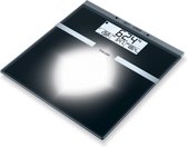 Beurer BG 21 Personenweegschaal - Lichaamsanalyse - BMI/BMR/AMR - Tot 180 kg - 30 x 31.5 cm - 10 Gebruikers - Verlicht groot LCD display met 2 regels - Incl. batterijen - 5 Jaar garantie