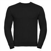 Russell Heren Sweatshirt Zwart Ronde Hals Regular Fit - XL