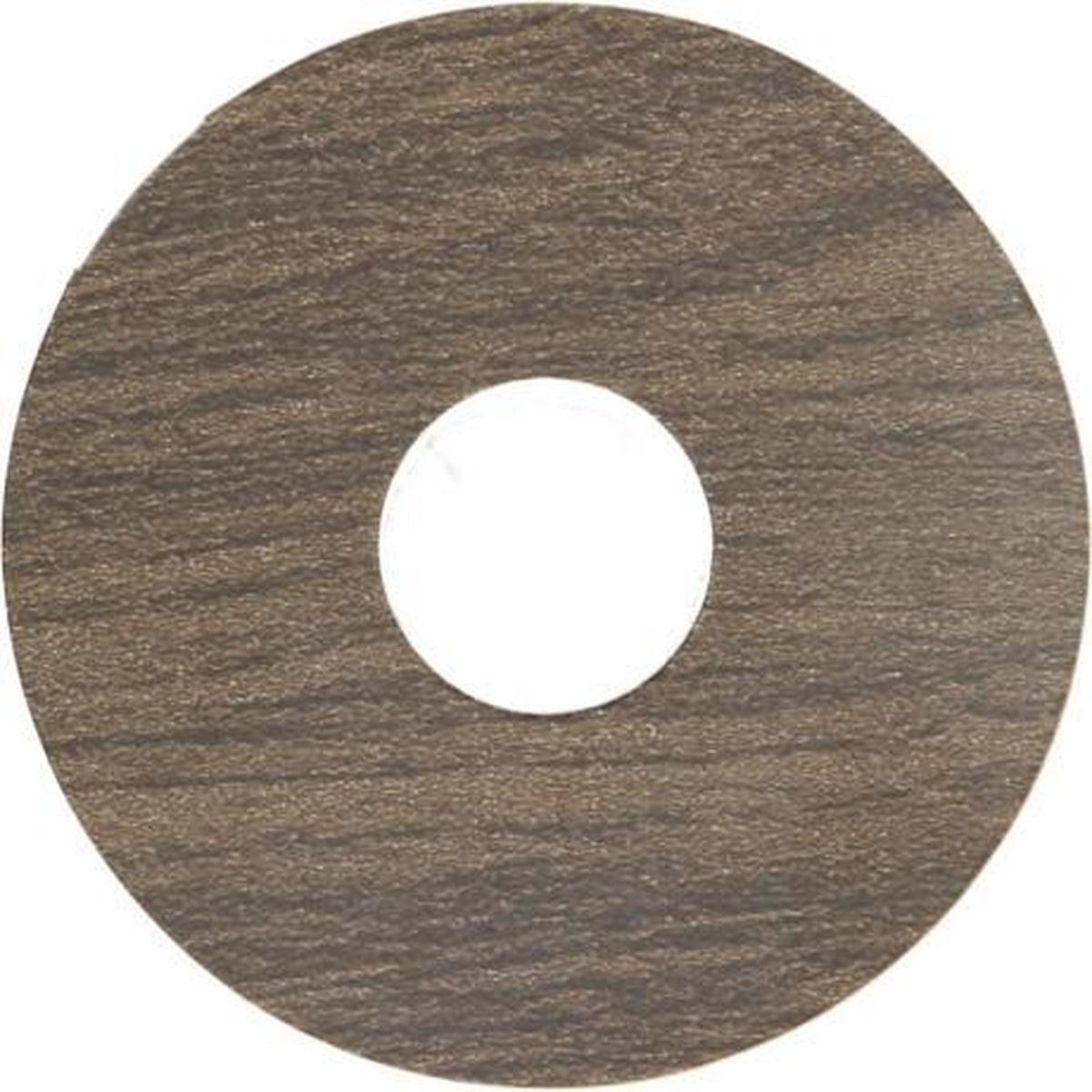 Zelfkl. rozet (17 mm) eiken d.bruin geolied (10 st.)